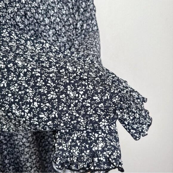 Zara Womens Small Mini Poplin Ditsy Floral Dress - Picture 11 of 15